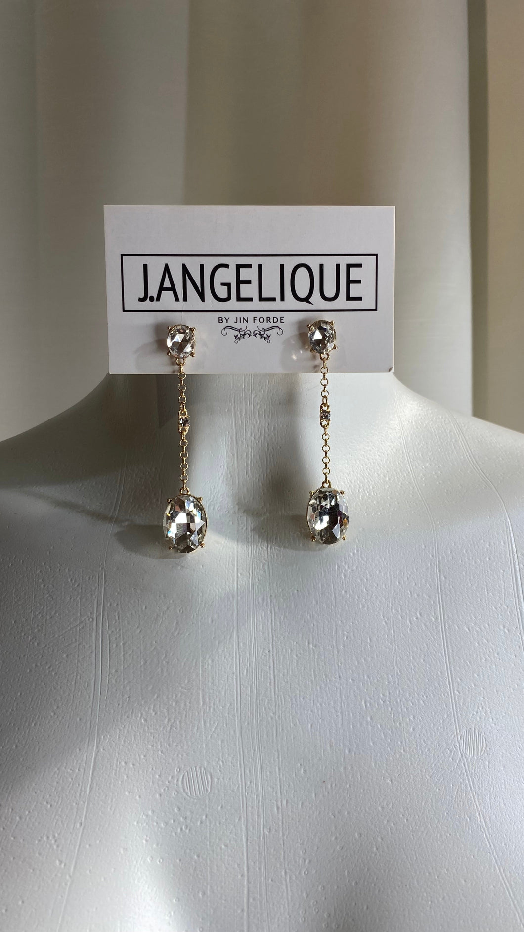 Diamond Drop Earrings