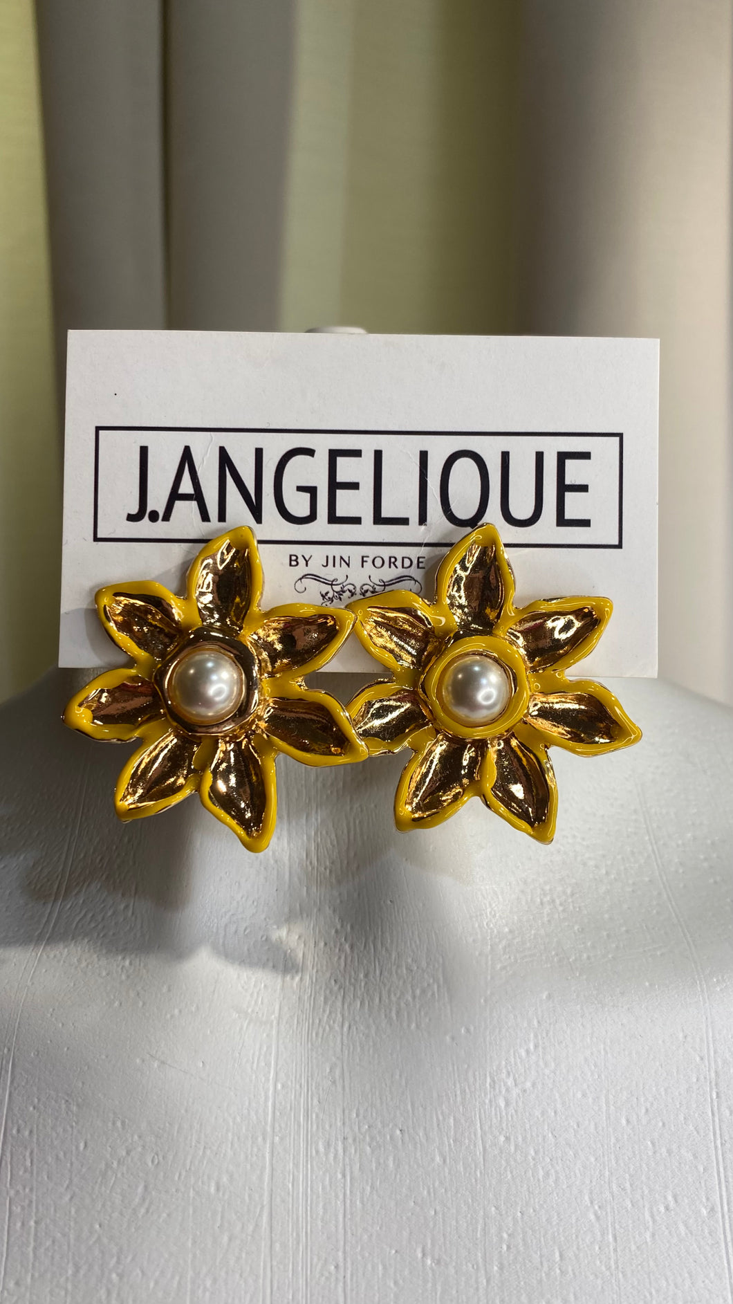 Yellow Sadie Earrings