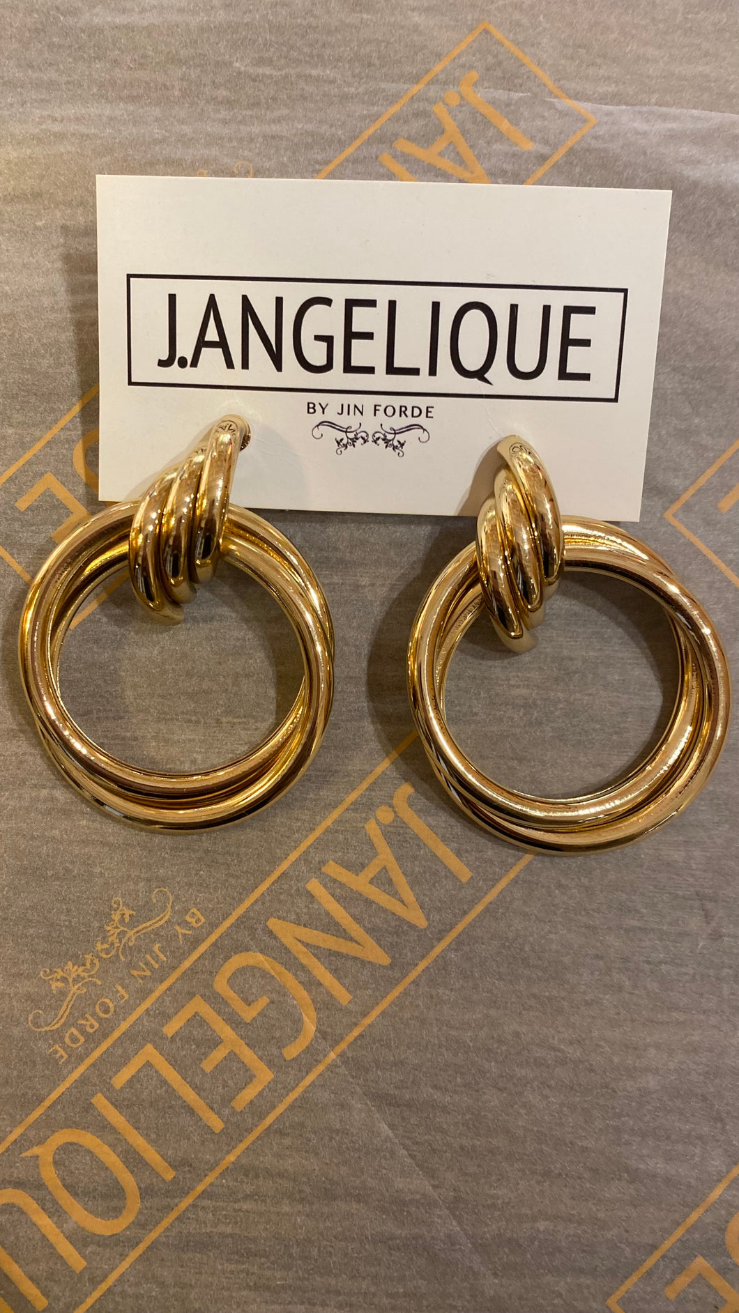 Empire Hoop Earrings