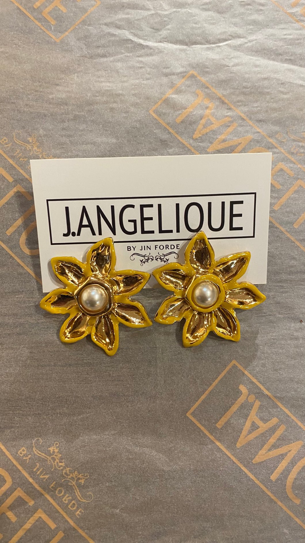 Yellow Sadie Earrings