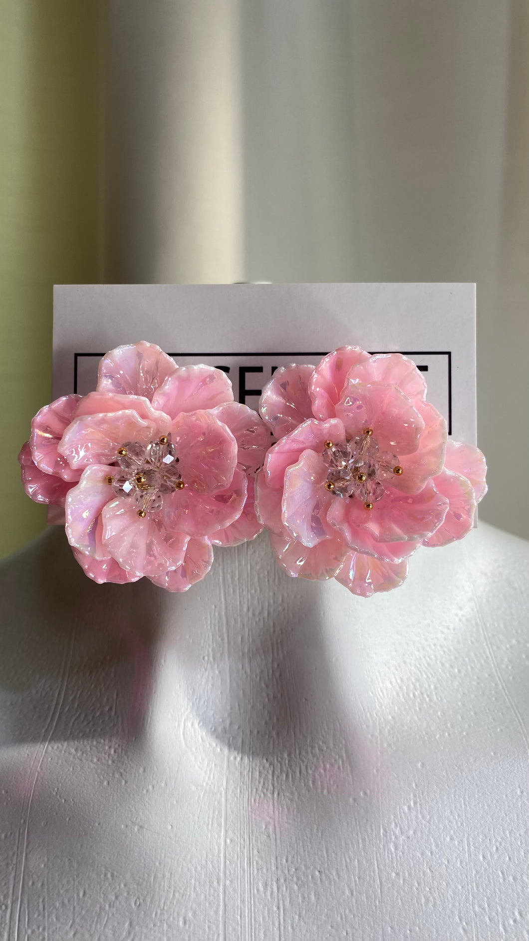 Pink Blossom Stud Earrings