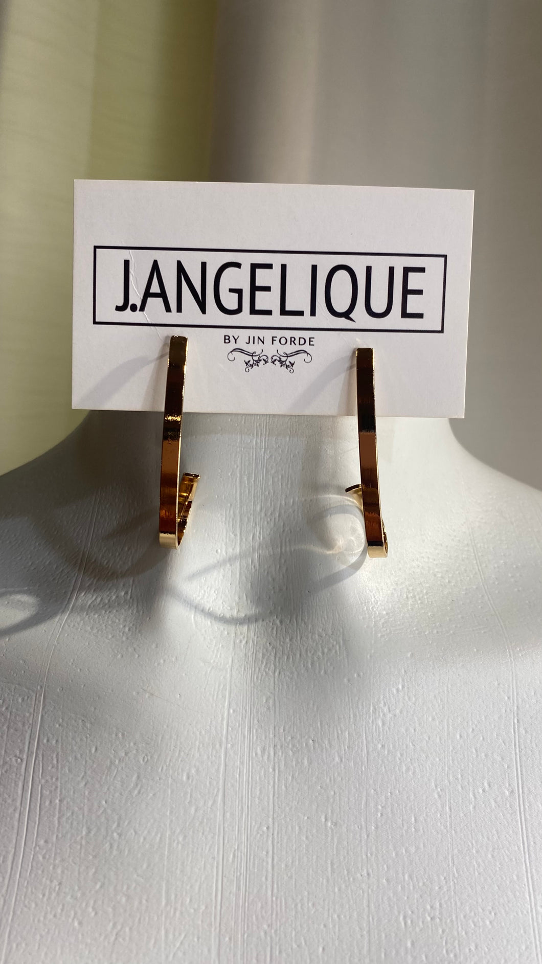 Golden Arc Earrings