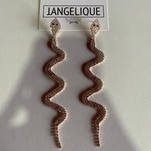 Load image into Gallery viewer, Crystal Snake Earring
