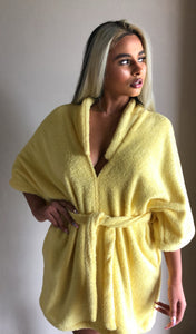 After Bath Robe Dress (Mellow Yellow)