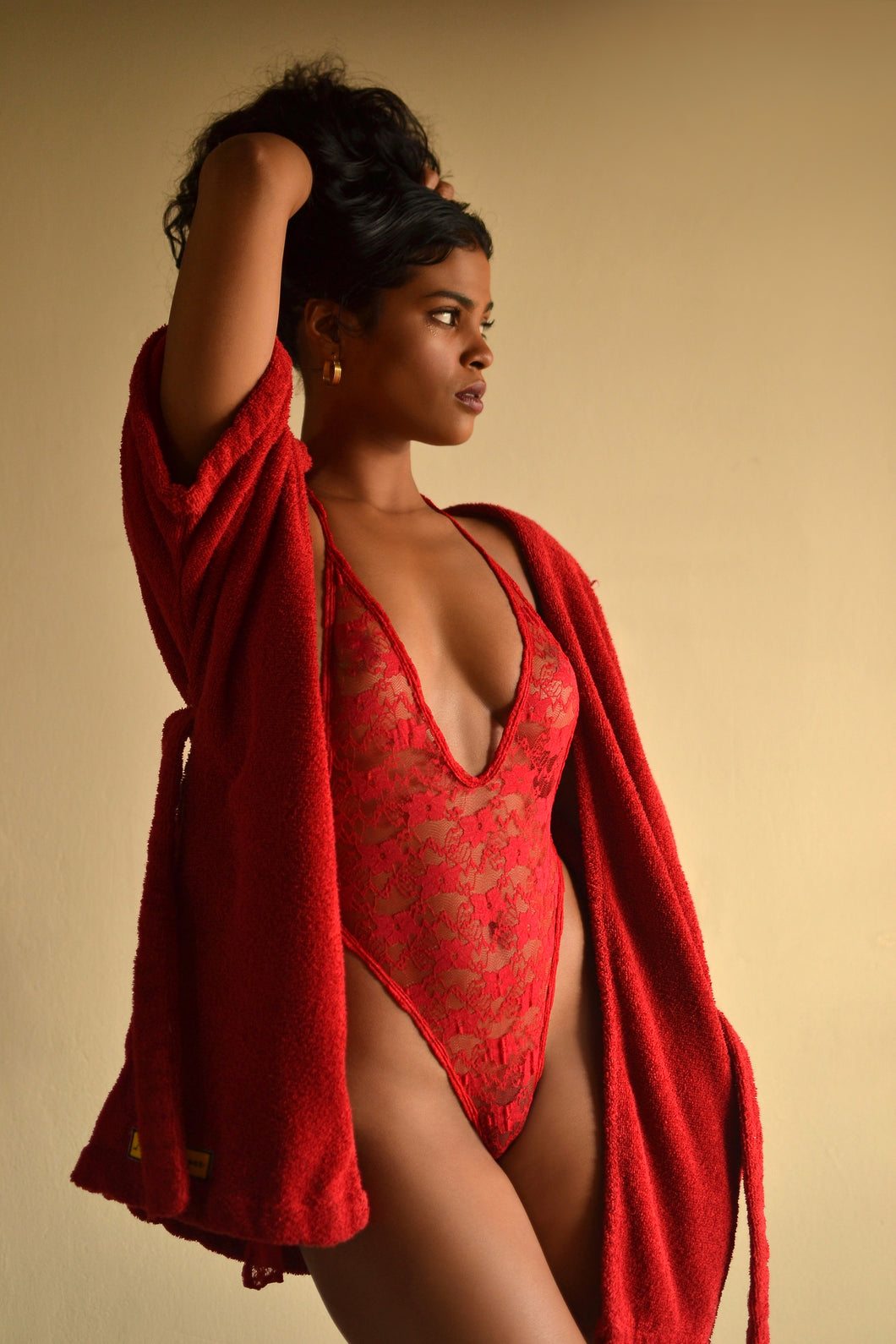 After Bath Robe (Red)