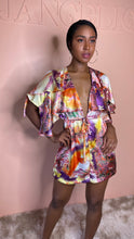 Load image into Gallery viewer, Mini Maribel Kimono (Purple Mixed Print)
